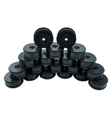 Wheels 1/8 Buggy Mega Black Hard (20) - 6MIK - PJ813-10