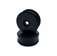 Wheels 1/8 Buggy Mega Black Hard (2) - 6MIK - PJ813