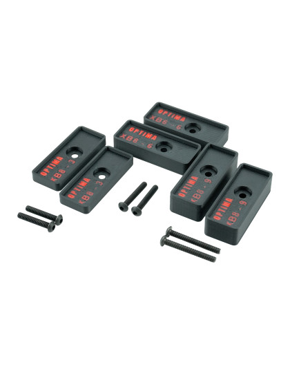 Réhausses d'aileron Xray XB8 (3-6-9mm) - OPTIMA - POX801