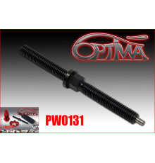 Steel screw axle for PW0130 (black) - OPTIMA - PW0131