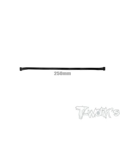 Bl Motor Flat Sensor Cable 250mm (Black) - T-WORKS - EA-038-250