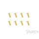 Vis Acier Traitées GOLD FHC 2.5x8mm (8) - T-WORKS - GSS-2508C