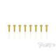 Vis Acier Traitées GOLD CHC 2.5x8mm (8) - T-WORKS - GSS-2508H