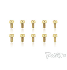 Screws Gold Chc 3X6mm (10) - T-WORKS - GSS-306H