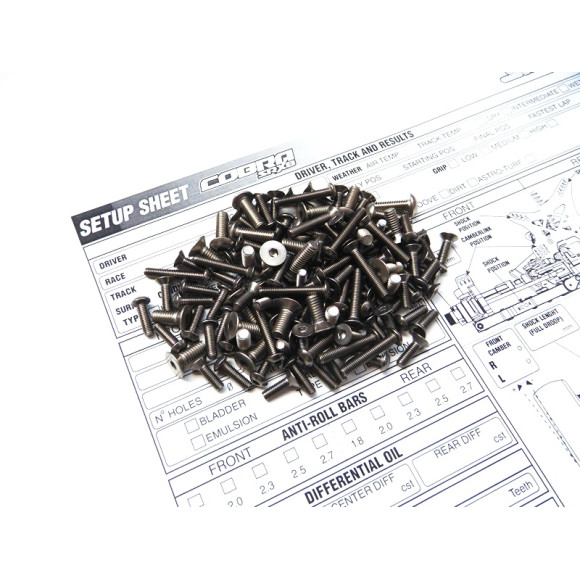  Cobra Srx8 Titanium Hex Socket Screw Set  - HIRO SEIKO - 48179