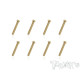 3mmx20mm Gold Steel Ufo Screws (8Pcs) - T-WORKS - GSS-320U