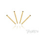 Vis Acier Traitées GOLD FHC 3x35mm (4) - T-WORKS - GSS-335C