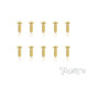 Vis Acier Traitées GOLD BHC 4x8mm (10) - T-WORKS - GSS-408B