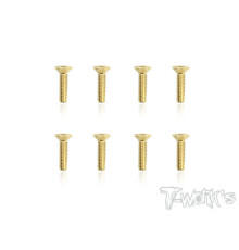 Screws Gold Chc 4X16mm (6) - T-WORKS - GSS-416C