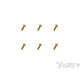 Vis Acier Traitées GOLD Tête UFO 4x16mm (6) - T-WORKS - GSS-416U