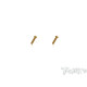 Vis Acier Traitées GOLD Tête UFO 4x22mm (2) - T-WORKS - GSS-422U