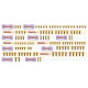 Gold Steel Ufo Screw Set 117Pcs Xray X4 2026 - T-WORKS - GSSU-X424