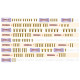 Gold Steel Screw Set 145pcs. (For Xray XB8'26) - T-WORKS - GSS-XB8'26
