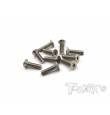 Screws Nickel Fhc 3X16mm (8) - T-WORKS - NSS-316C