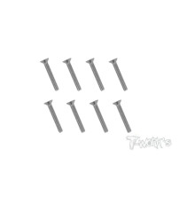 Screws Nickel Fhc 3X20mm (8) - T-WORKS - NSS-320C