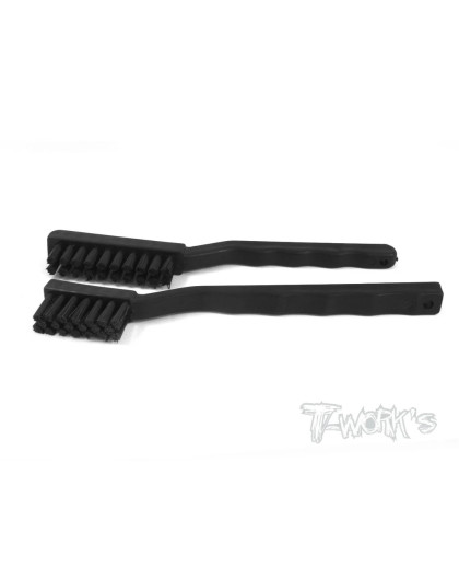 Area Tooth Cleaning Nylon Bristle Brush 2Pcs./Set - T-WORKS - TA-062