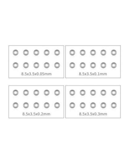 3.5mm Shim Washer Set - T-WORKS - TA-095-35