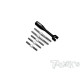 Kit de pas inverses en titane pour X-RAY X4 2024 - T-WORKS - TB-279