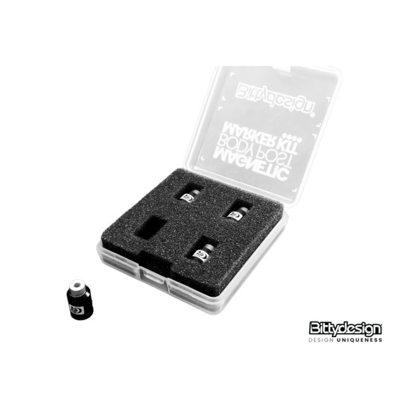 Plot de marquage carrosserie 1/8 Noir - BITTYDESIGN - BDBPMK8-B