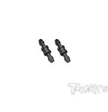 Aluminum Fuel Tube Stopper 2Pcs. - Black - T-WORKS - TO-039