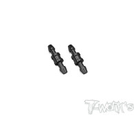 Aluminum Fuel Tube Stopper 2Pcs. - Black - T-WORKS - TO-039