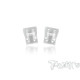 Steel Rear Chassis Skid (Xray XB8 2026) 2pcs. - T-WORKS -TO-220-XB826