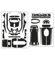 3D Graphite Sticker (For Futaba 4Pm) - T-WORKS - TS-048