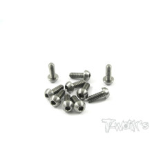 3mm X 8mm Titanium Hex. Bhc Screw - T-WORKS - TSS-308B