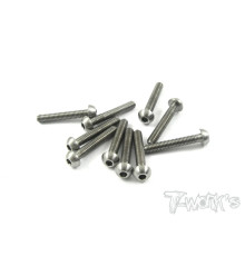 3mm X 18mm Titanium Hex. Bhc Screw - T-WORKS - TSS-318B