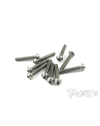 Vis titane 3x20 BHC (10) - T-WORKS - TSS-320B