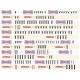 Titanium Screw Set Ufo Rc8 B4.1E (162Pcs) - T-WORKS - TSSU-RC8B4.1E