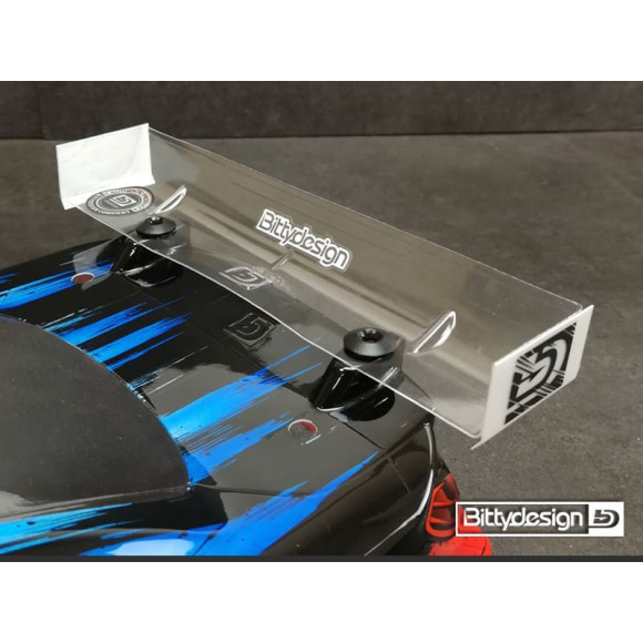 Rear Hard Wing For 190mm 1/10 Tc Stock - BITTYDESIGN - BDRW-190STK