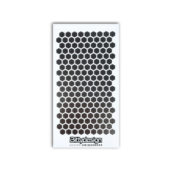 Vinyl Stencil - Honeycomb V1 Large - BITTYDESIGN - BDSTC-002L
