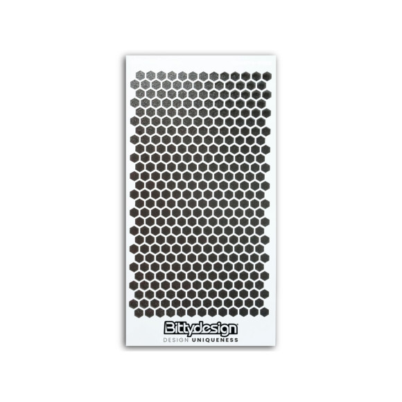 Vinyl Stencil - Honeycomb V1 Small - BITTYDESIGN - BDSTC-002S