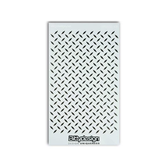 Vinyl Stencil - Diamond Plate - BITTYDESIGN - BDSTC-019