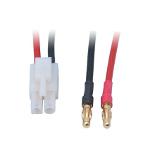 Universal Charging Lead - 50Cm - 4mm To Tamiya/Jst Plug - LRP - 65820