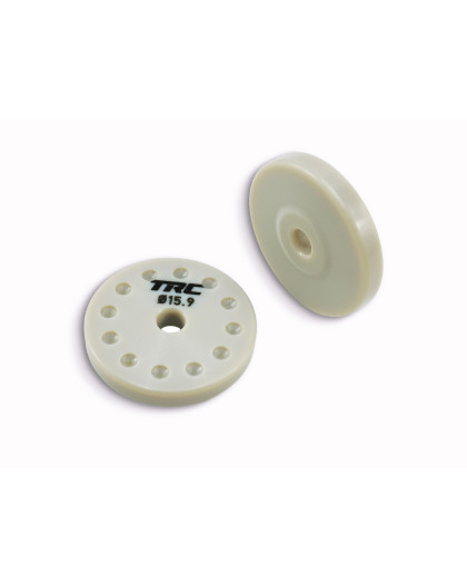 Shock pistons / Flat - 15.90mm (2) - TRC000051