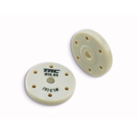 Shock pistons 6x1.3 Flat - 15.85mm (2) - TRC000219
