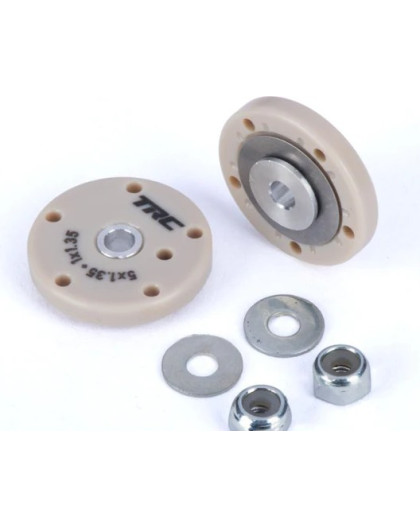 Pistons clapet 5x1.35 + 1x1.35 plat - 15.85mm (2) - TRC005057