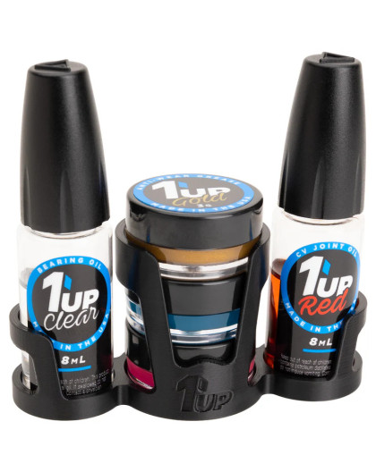 Pro Pack - Gold-Clear-Blue-Red-Pink + Pit Stand - 1UP - 1UP-120502