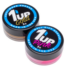Pro Ball Diff Grease Set - Includes Gold & Pink - 1UP - 1UP-120504