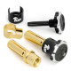 Adjustable Bullet Plugs - 5mm - Black/Black - 1UP - 1UP-190450