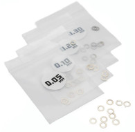Shims - 3.5mm ID x 0.05, 0.10, 0.20, 0.30 - 40pcs - 1UP - 1UP-80204