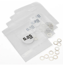 Shims - 5mm ID x 0.05, 0.10, 0.20, 0.30 - 40pcs - 1UP - 1UP-80206
