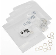 Shims - 5mm ID x 0.05, 0.10, 0.20, 0.30 - 40pcs - 1UP - 1UP-80206