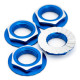 Ecrous de roue 17mm - Bleu (4) - 1UP - 1UP-87011