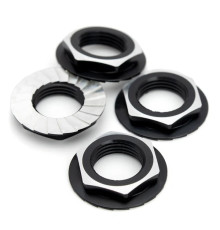 Ecrous de roue 17mm - Noir (4) - 1UP - 1UP-87010
