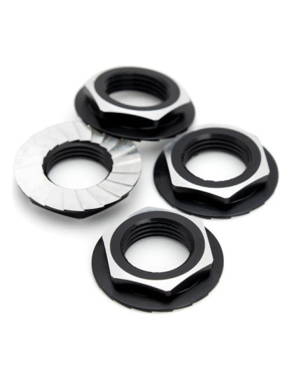 Ecrous de roue 17mm - Noir (4) - 1UP - 1UP-87010
