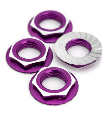 Lockdown 17mm Wheel Nuts - 4pcs - Purple - 1UP - 1UP-87013