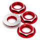 Ecrous de roue 17mm - Rouge (4) - 1UP - 1UP-87015